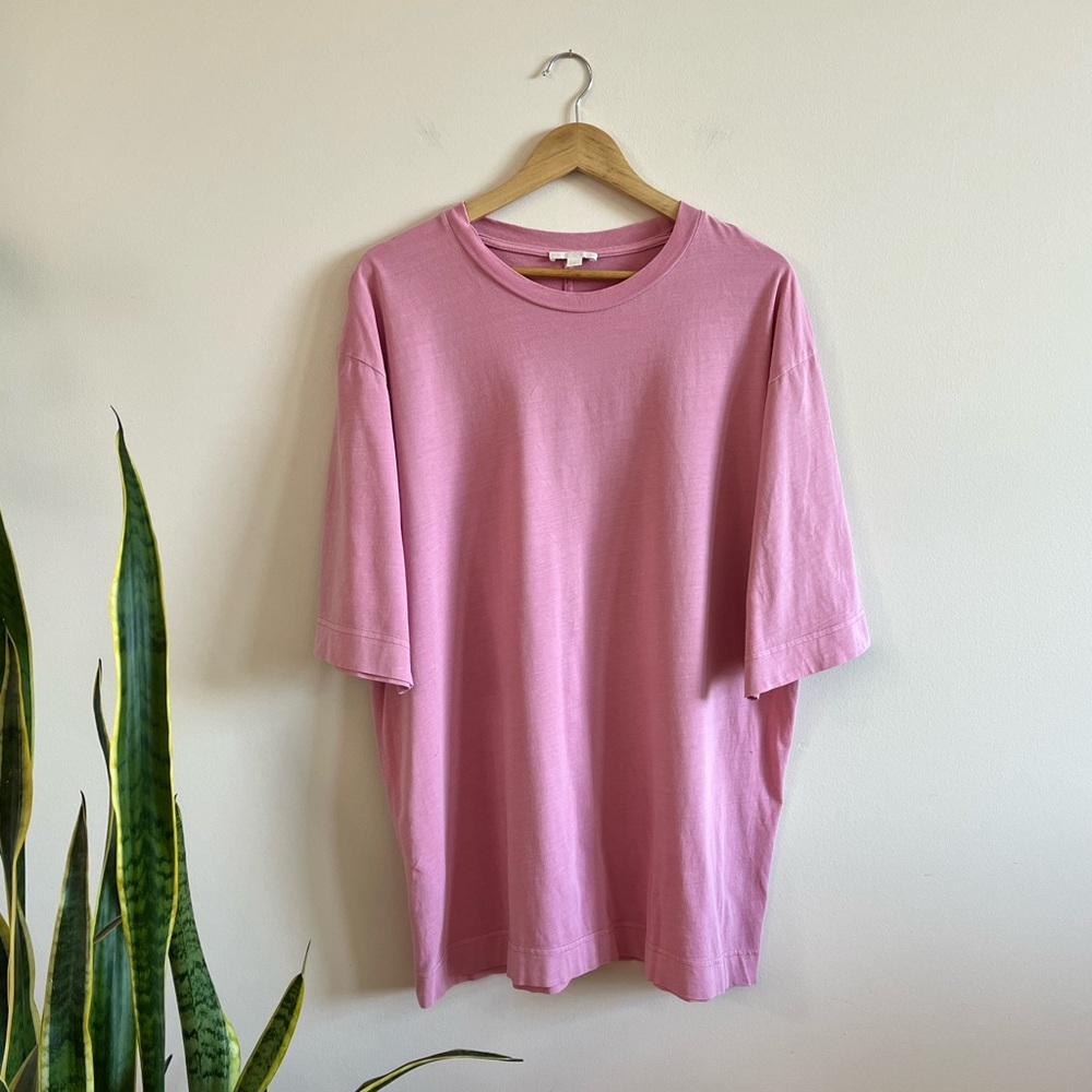 COS Oversized Cotton Teeshirt in Pink - Size Large